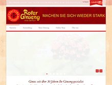 Tablet Screenshot of gintec.de